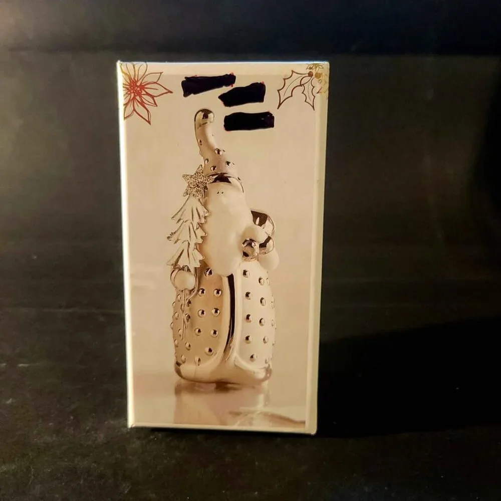 Pier 1 Imports Santa Pere Claus Christmas Ceramic Noel Figurine/Ornament